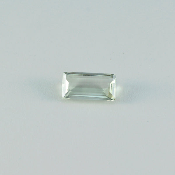 Green Amethyst 1PC Large 8x16 MM Baguette Faceted Green Shine Semi Precious Loose Gems