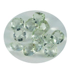 Green Amethyst 1PC Small 7x7 MM Cushion Faceted Green Splendid Semi Precious Gems