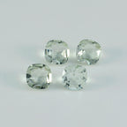 Green Amethyst 1PC Medium 9x9 MM Cushion Faceted Green Lustrous Semi Precious Loose Gemstone
