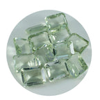 Green Amethyst 1PC Chunky 12x16 MM Emerald Faceted Green Splendid Semi Precious Loose Gemstone