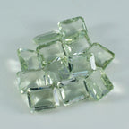 Green Amethyst 1PC Chunky 12x16 MM Emerald Faceted Green Splendid Semi Precious Loose Gemstone