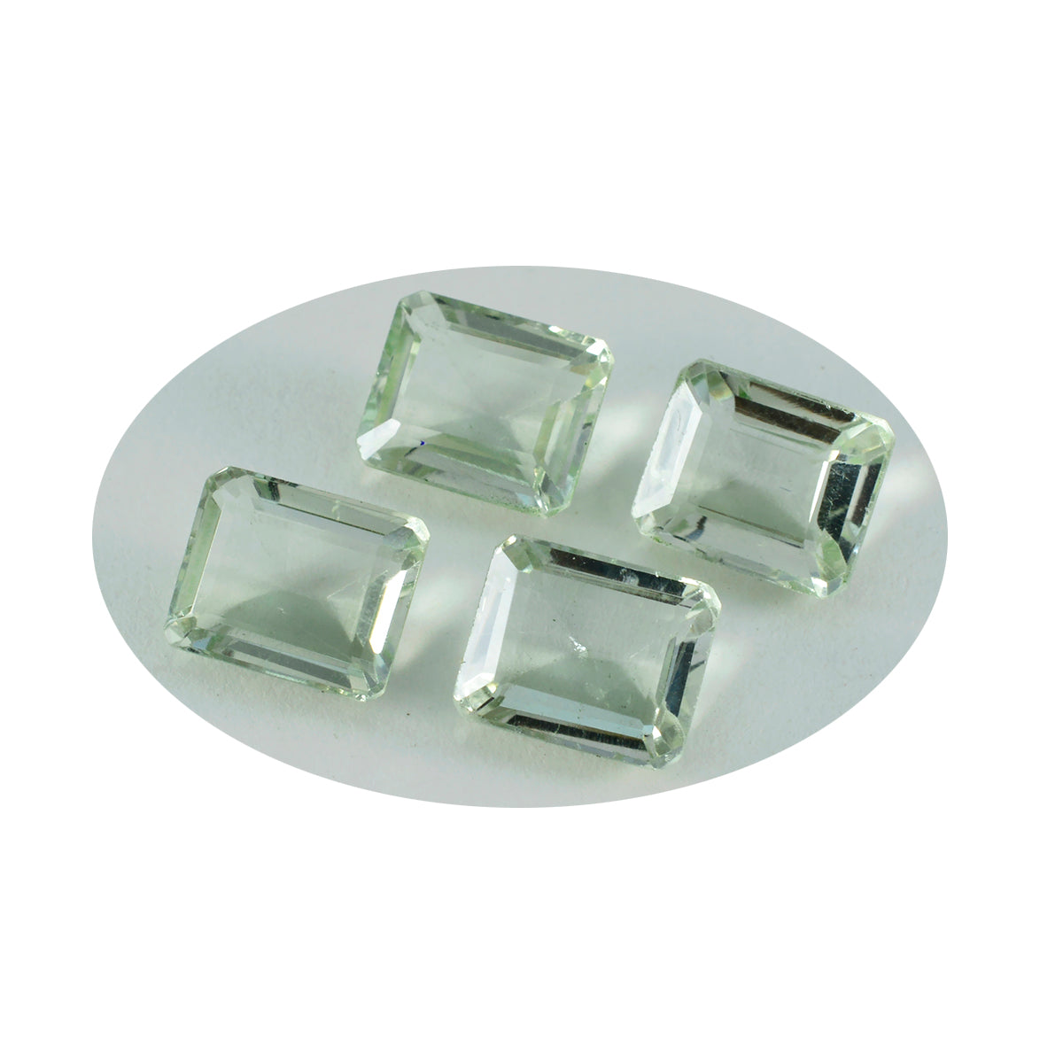 Green Amethyst 1PC Chunky 13x18 MM Emerald Faceted Green Luster Semi Precious Loose Gemstones
