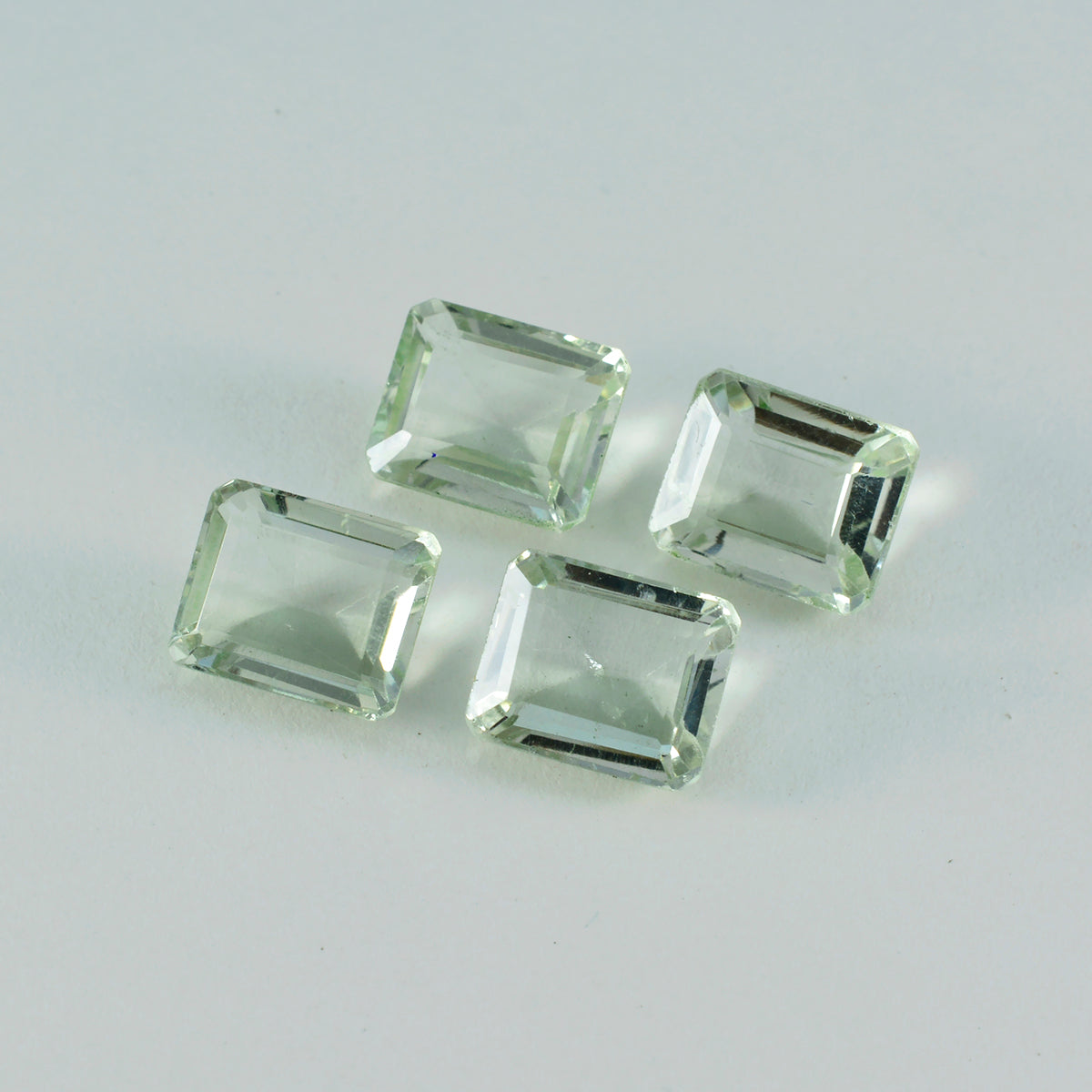 Green Amethyst 1PC Chunky 15x20 MM Emerald Faceted Green Lustrous Semi Precious Gems