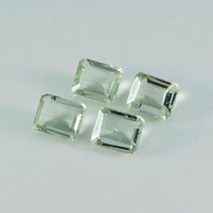 Green Amethyst 1PC Chunky 15x20 MM Emerald Faceted Green Lustrous Semi Precious Gems