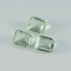 Green Amethyst 1PC Large 10x14 MM Emerald Faceted Green Polished Semi Precious Loose Gems