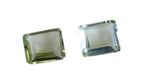 Green Amethyst 1PC Chunky 13x18 MM Emerald Faceted Green Luster Semi Precious Loose Gemstones