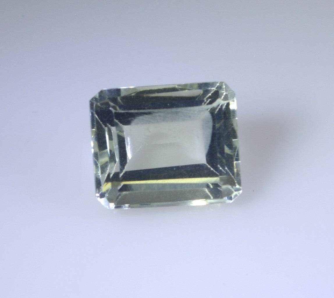 Green Amethyst 1PC Chunky 15x20 MM Emerald Faceted Green Lustrous Semi Precious Gems