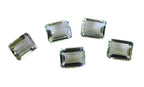 Green Amethyst 1PC Small 6x8 MM Emerald Faceted Green High Quality Semi Precious Loose Gems