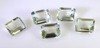 Green Amethyst 1PC Small 7x9 MM Emerald Faceted Green Genuine Semi Precious Loose Gemstones