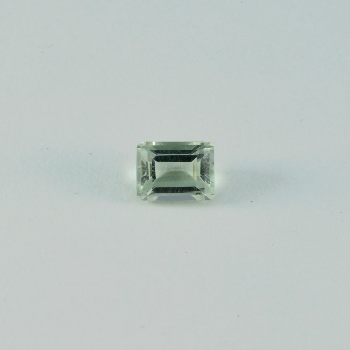 Green Amethyst 1PC Medium 8x10 MM Emerald Faceted Green Pure Semi Precious Loose Gems