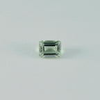 Green Amethyst 1PC Large 8x12 MM Emerald Faceted Green Brilliant Semi Precious Loose Gemstones