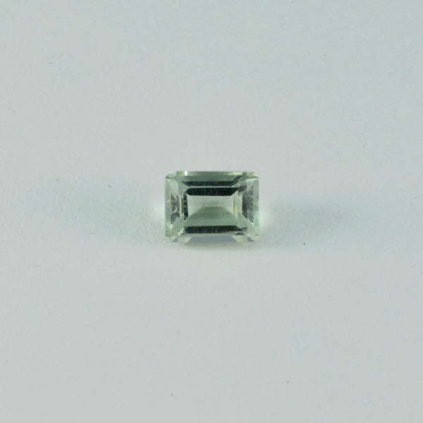Green Amethyst 1PC Large 9x11 MM Emerald Faceted Green Fiery Semi Precious Loose Gemstone