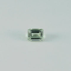 Green Amethyst 1PC Large 9x11 MM Emerald Faceted Green Fiery Semi Precious Loose Gemstone