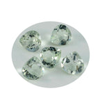 Green Amethyst 1PC Large 11x11 MM Heart Faceted Green Fine Semi Precious Gems