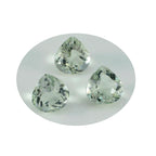 Green Amethyst 1PC Large 11x11 MM Heart Faceted Green Fine Semi Precious Gems