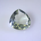 Green Amethyst 1PC Chunky 13x13 MM Heart Faceted Green Natural Semi Precious Loose Gemstone