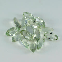 Green Amethyst 1PC Small 6x12 MM Marquise Faceted Green Pure Semi Precious Loose Gems