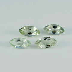 Green Amethyst 1PC Small 6x12 MM Marquise Faceted Green Pure Semi Precious Loose Gems