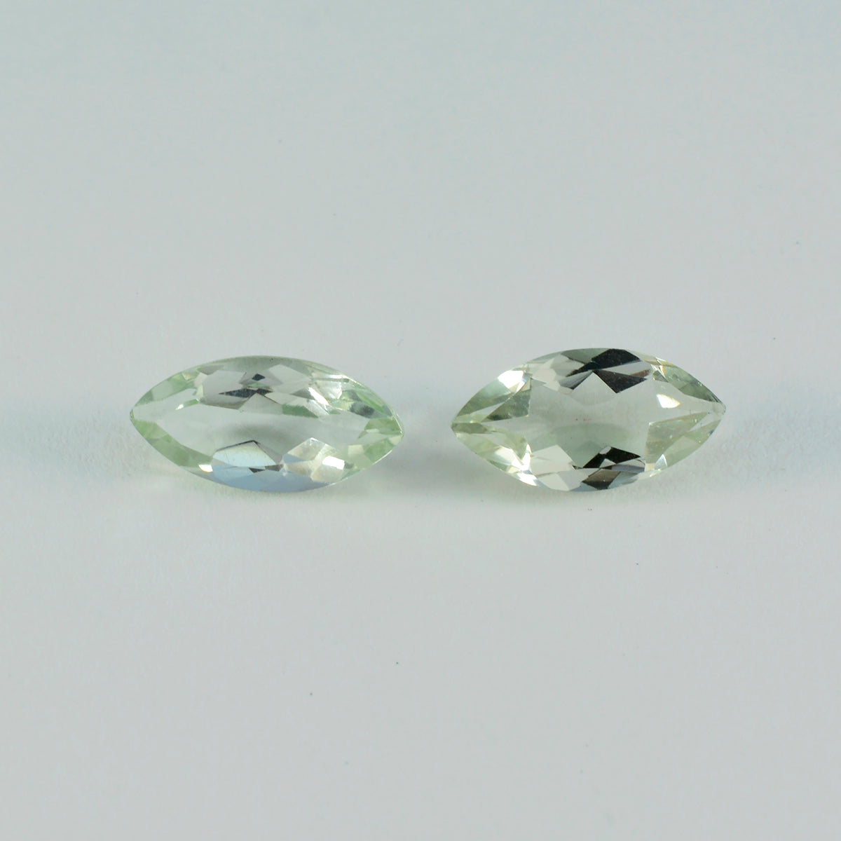 Green Amethyst 1PC Medium 7x14 MM Marquise Faceted Green Fiery Semi Precious Loose Gemstone