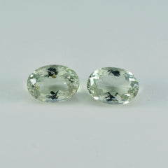 Green Amethyst 1PC Chunky 12x16 MM Oval Faceted Green Superior Semi Precious Loose Gemstone