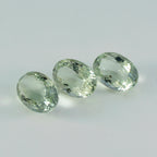 Green Amethyst 1PC Chunky 13x18 MM Oval Faceted Green Pure Semi Precious Loose Gemstones