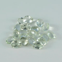 Green Amethyst 1PC Medium 8x10 MM Oval Faceted Green Shine Semi Precious Loose Gems