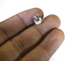 Green Amethyst 1PC Small 6x9 MM Oval Faceted Green Splendid Semi Precious Loose Gemstone