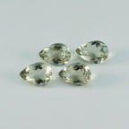 Green Amethyst 1PC Chunky 13x18 MM Pear Faceted Green High Quality Semi Precious Loose Gems
