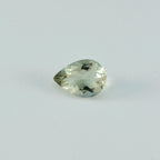 Green Amethyst 1PC Tiny 3x5 MM Pear Faceted Green Natural Semi Precious Gems