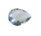 Green Amethyst 1PC Chunky 12x16 MM Pear Faceted Green Fine Semi Precious Gems