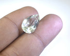 Green Amethyst 1PC Chunky 13x18 MM Pear Faceted Green High Quality Semi Precious Loose Gems