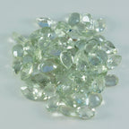 Green Amethyst 1PC Tiny 3x5 MM Pear Faceted Green Natural Semi Precious Gems