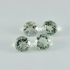 Green Amethyst 1PC Large 10x10 MM Round Faceted Green Shine Semi Precious Loose Gemstones