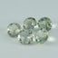 Green Amethyst 1PC Tiny 6x6 MM Round Faceted Green Polished Semi Precious Loose Gemstones