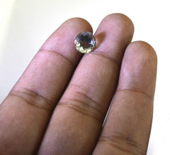 Green Amethyst 1PC Large 10x10 MM Round Faceted Green Shine Semi Precious Loose Gemstones