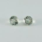 Green Amethyst 1PC Large 11x11 MM Round Faceted Green Fine Semi Precious Gems