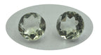 Green Amethyst 1PC Large 12x12 MM Round Faceted Green High Quality Semi Precious Loose Gems