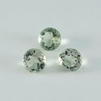 Green Amethyst 1PC Chunky 14x14 MM Round Faceted Green Genuine Semi Precious Loose Gemstones