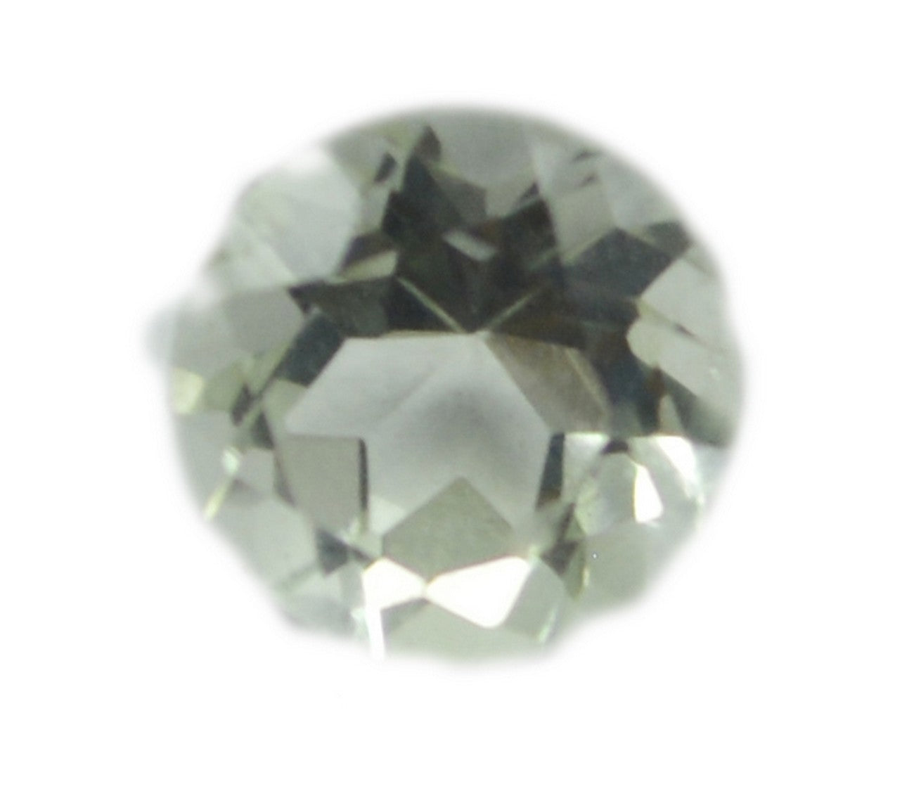 Green Amethyst 1PC Chunky 16x16 MM Round Faceted Green Pure Semi Precious Loose Gems Immagine principale del prodotto