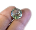 Green Amethyst 1PC Chunky 16x16 MM Round Faceted Green Pure Semi Precious Loose Gems