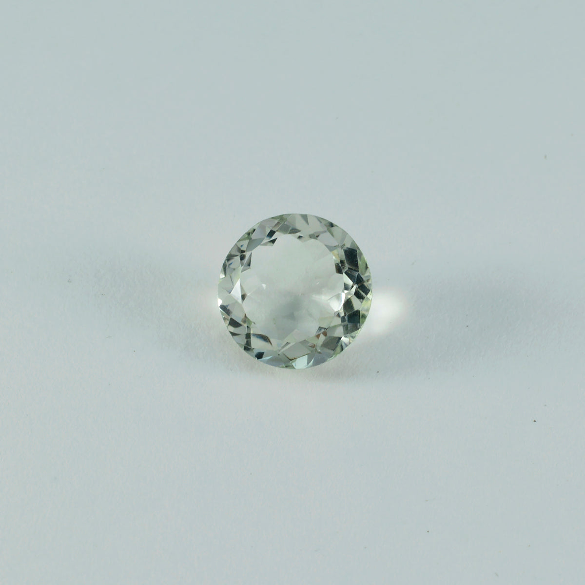Green Amethyst 10PC Tiny 3x3 MM Round Faceted Green Fiery Semi Precious Gems Main image