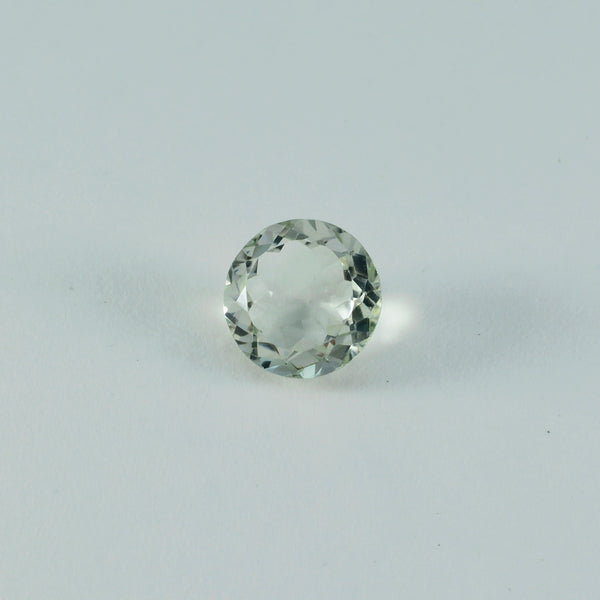 Green Amethyst 10PC Tiny 3x3 MM Round Faceted Green Fiery Semi Precious Gems