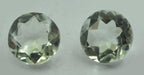 Green Amethyst 1PC Tiny 5x5 MM Round Faceted Green Sparkling Semi Precious Loose Gemstone