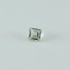 Green Amethyst 1PC Large 12x12 MM Square Faceted Green High Quality Semi Precious Loose Gems