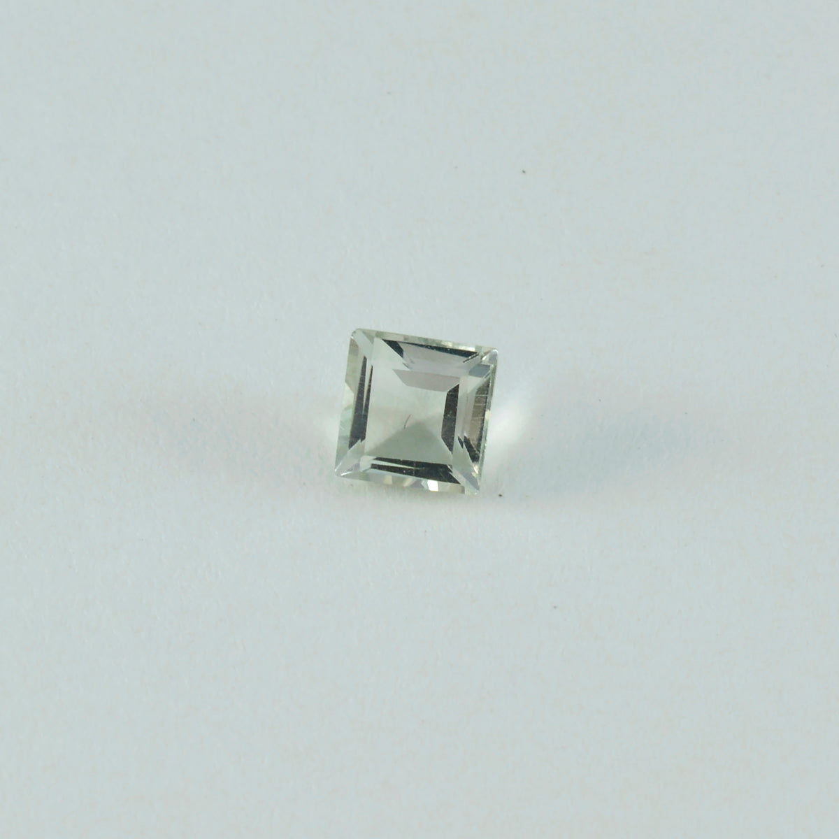 Green Amethyst 1PC Large 12x12 MM Square Faceted Green High Quality Semi Precious Loose Gems