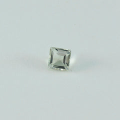 Green Amethyst 1PC Large 12x12 MM Square Faceted Green High Quality Semi Precious Loose Gems