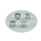 Green Amethyst 1PC Chunky 13x13 MM Square Faceted Green Natural Semi Precious Loose Gemstone