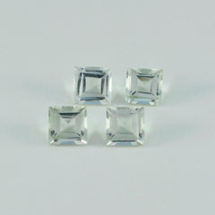 Green Amethyst 1PC Chunky 14x14 MM Square Faceted Green Genuine Semi Precious Loose Gemstones