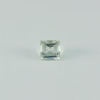 Green Amethyst 10PC Tiny 3x3 MM Square Faceted Green Fiery Semi Precious Gems
