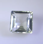 Green Amethyst 1PC Large 10x10 MM Square Faceted Green Shine Semi Precious Loose Gemstones